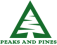 logo peaksnpines